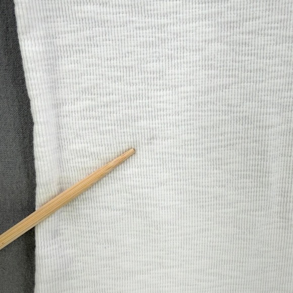 ENZA COSTA Textured Rib Sleeveless U Neck Tank Top Womens XS White Quite Luxury - Picture 16 of 16